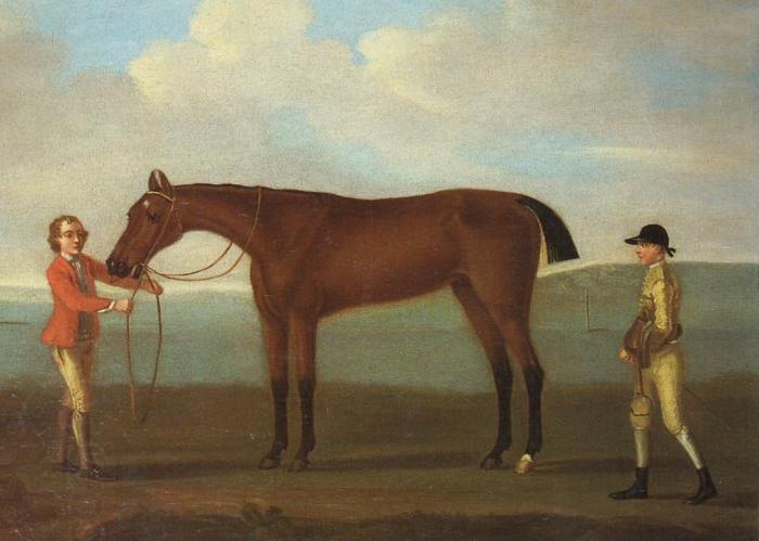 Francis Sartorius Molly Long Legs With Jockey and Groom oil painting picture